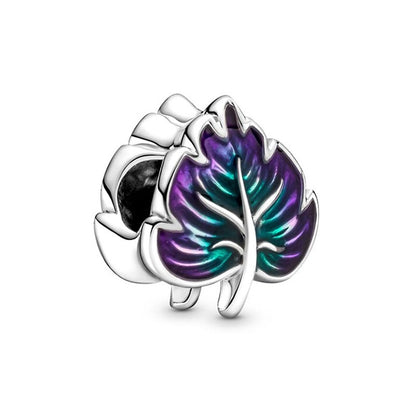 Charm Hoja Eterna Morada