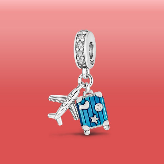 Charm Avion & Maleta "Travel"