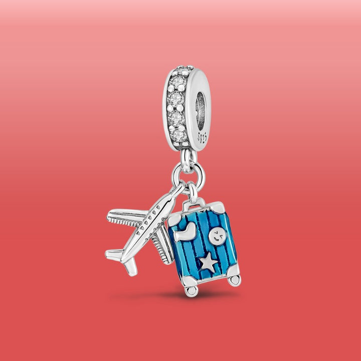 Charm Avion & Maleta "Travel"