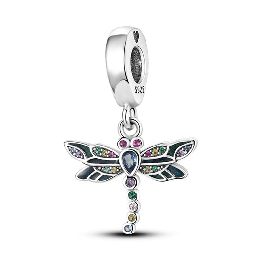 Charm Libelula Diamantada