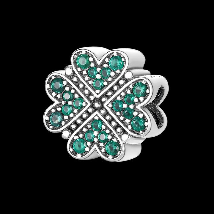 Charm Trebol Diamantado