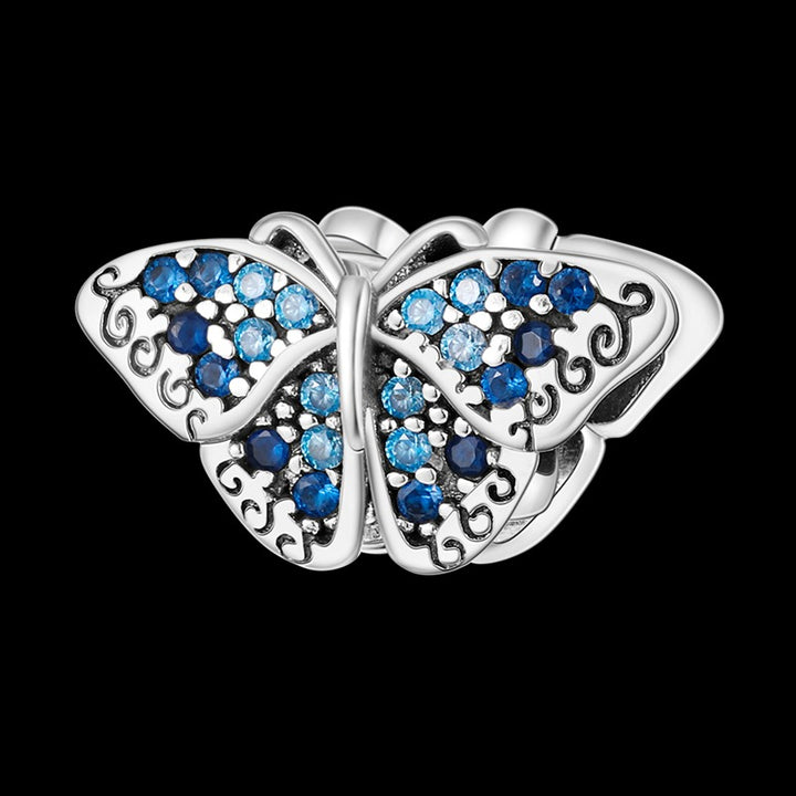 Charm Mariposa Azul Diamantada