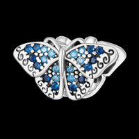 Thumbnail for Charm Mariposa Azul Diamantada