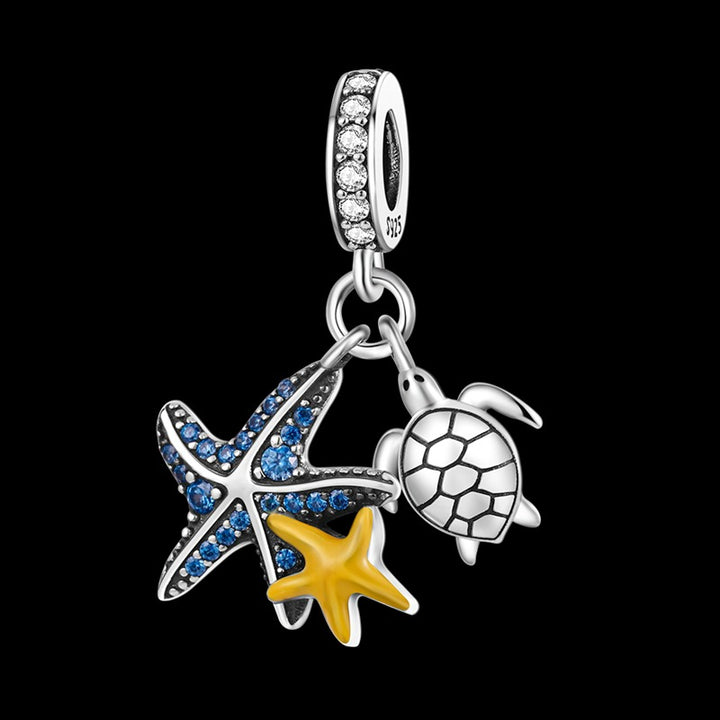 Charm Estrella de Mar con Tortuga