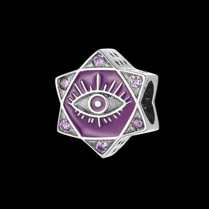 Charm Estrella de Ojo Turco Morado
