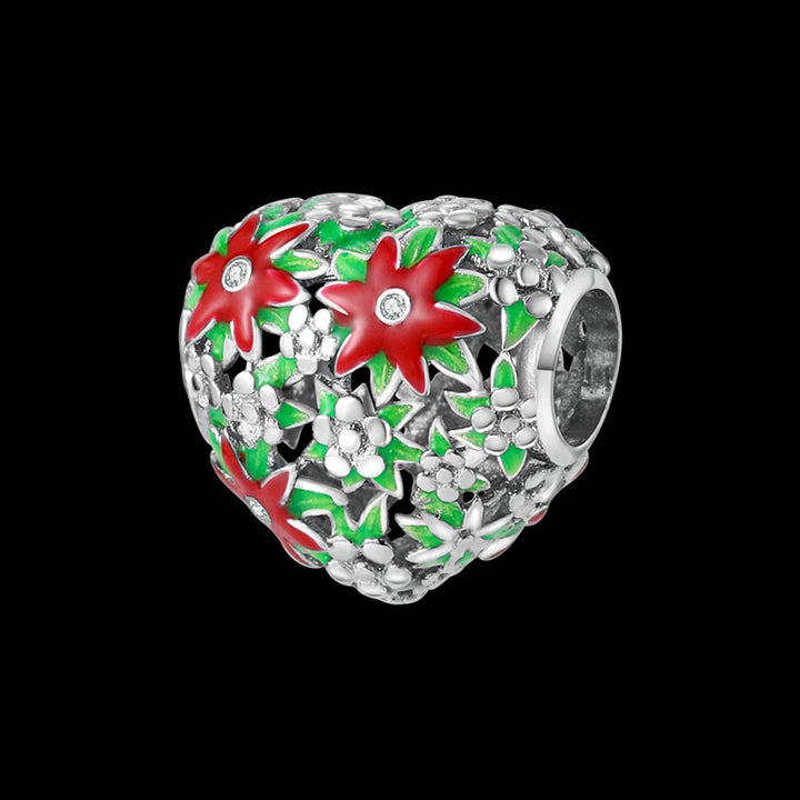 Charm de Flores Rojas