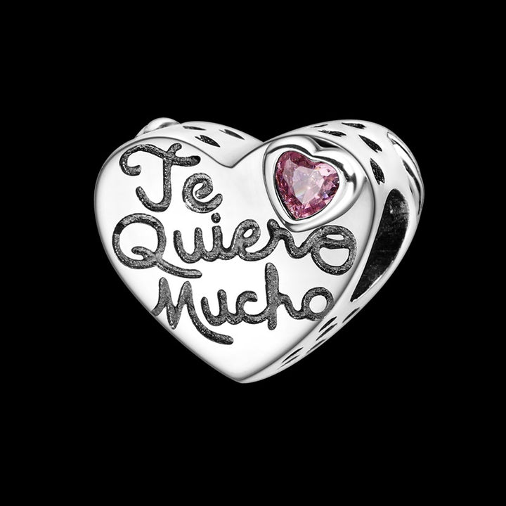 Charm Corazon Te Quiero Mucho