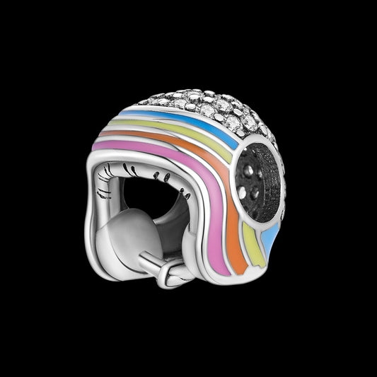 Charm Casco de Arcoiris