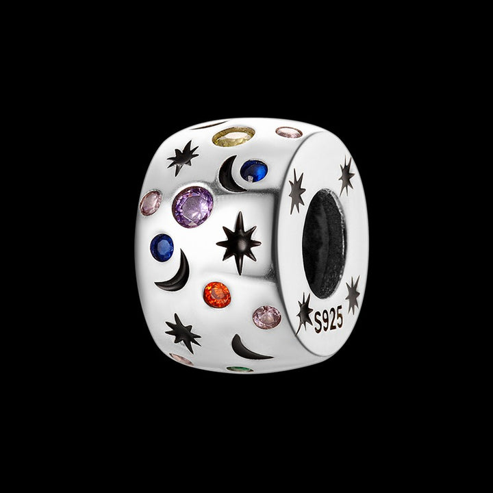 Charm Abalorio de Luna & Estrellas