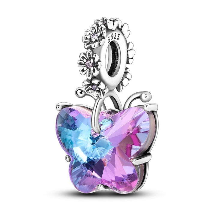 Charm Mariposa Multicolor con Flores