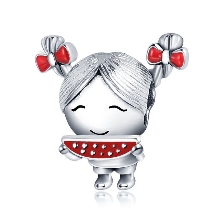 Charm Niña Comiendo