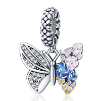 Thumbnail for Charm Mariposa con Flores