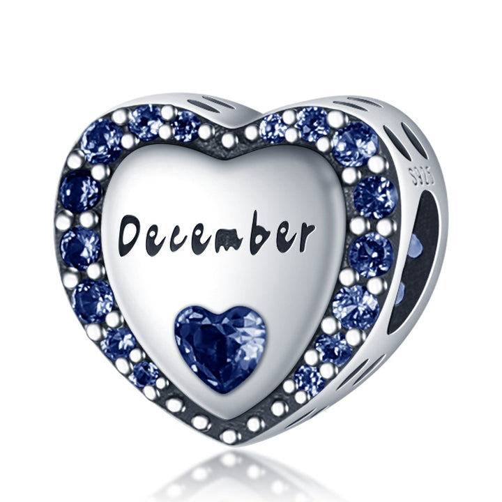 Charm Corazon Mes de Diciembre