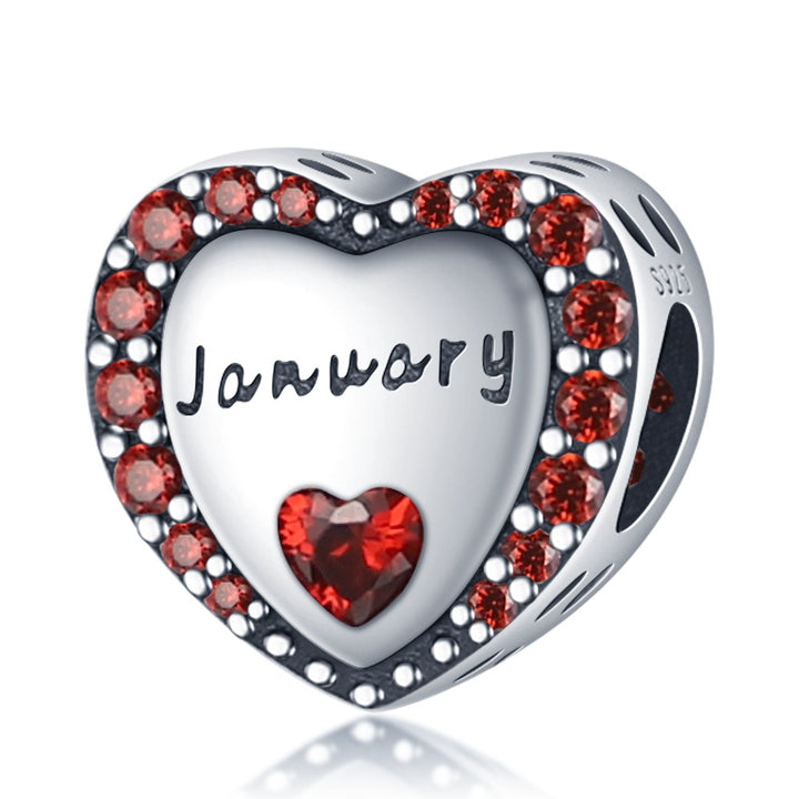 Charm Corazon Mes de Enero