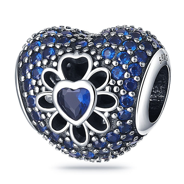 Charm Corazon de Mosaico Diamantado