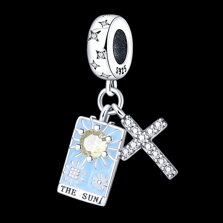 Charm Sol & Cruz Diamantada