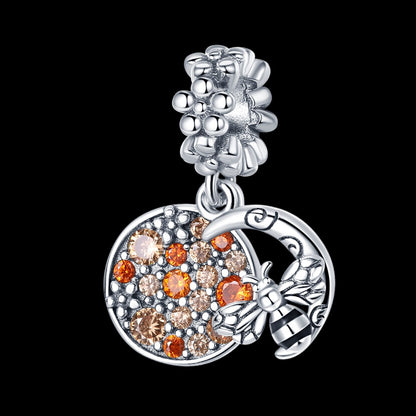 Charm Abeja & Luna Diamantada
