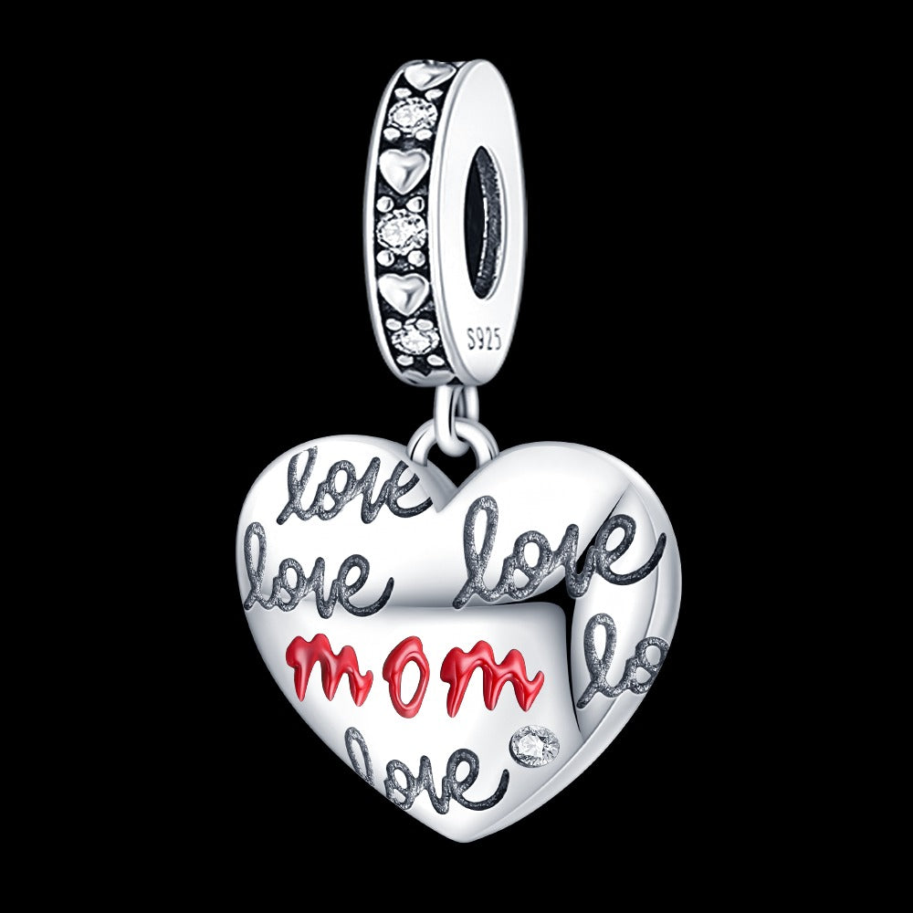 Charm Corazon Mom Love