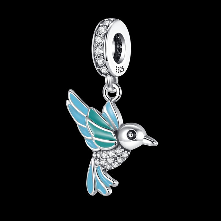 Charm Colibri Azul