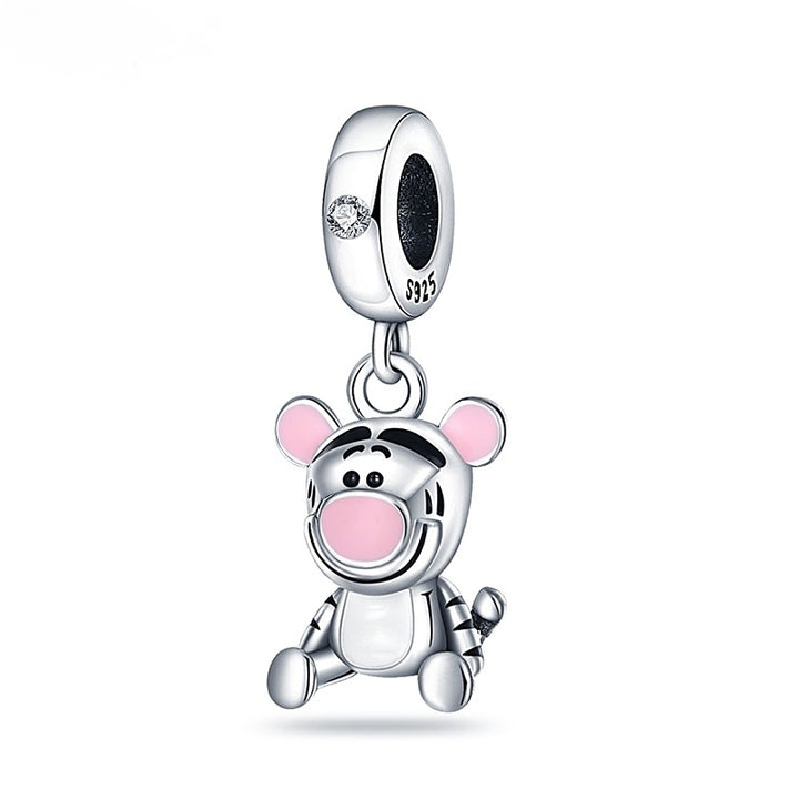 Charm Tigger Plateado
