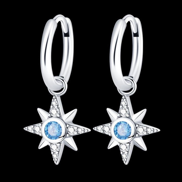 Aretes Estrella del Oriente Diamantado