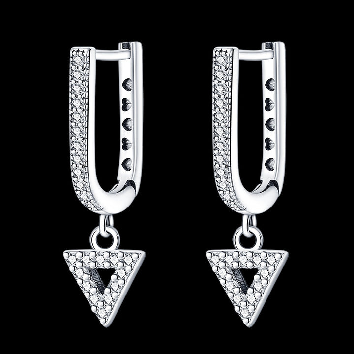 Aretes Triangulo Diamantado