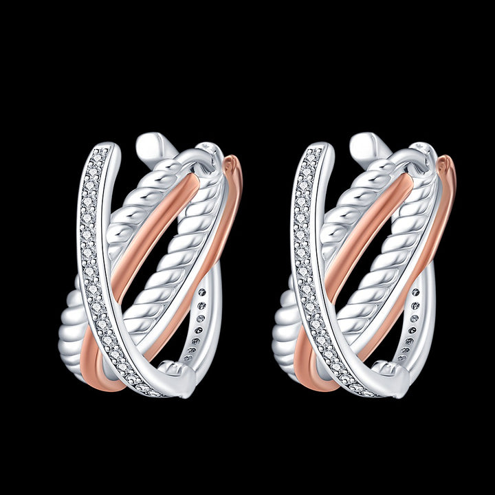 Aretes de Victoria Diamantada